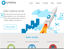 Tablet Screenshot of ambitas.sk